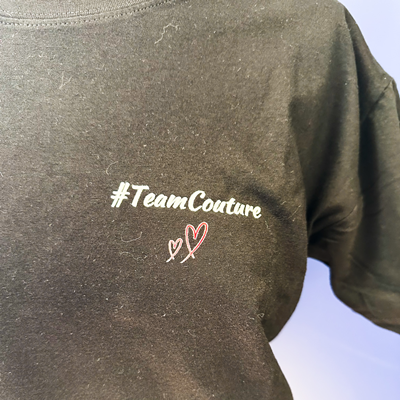 Tee-Shirt Team Couture Noir