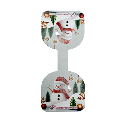 Marque-pages magnet bonhomme-de-neige