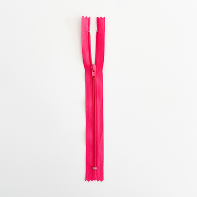 Fermeture éclair 20 cm Nylon Fushia Non séparable