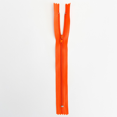 Fermeture éclair 20 cm Nylon Orange Non séparable