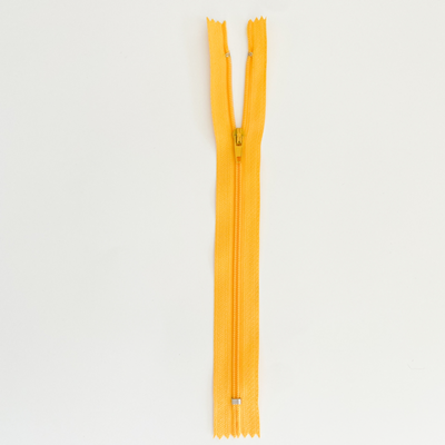 Fermeture éclair 20 cm Nylon Jaune Non séparable