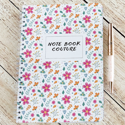 NoteBook Fleurs Roses Sp