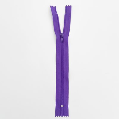 Fermeture éclair 20 cm Nylon Violet Non séparable