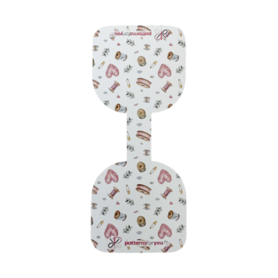 Marque-pages magnet couture coeurs