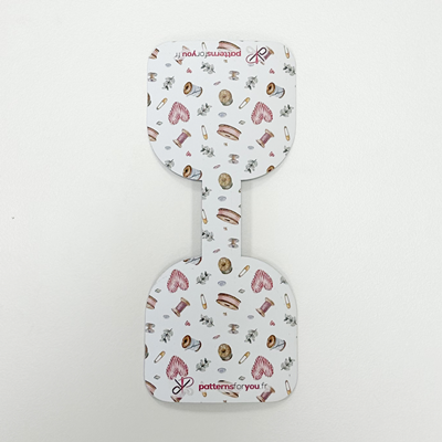 Marque-pages magnet couture coeurs