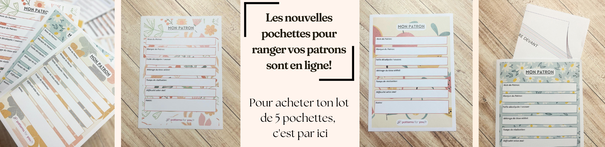 Nouvelles pochettes